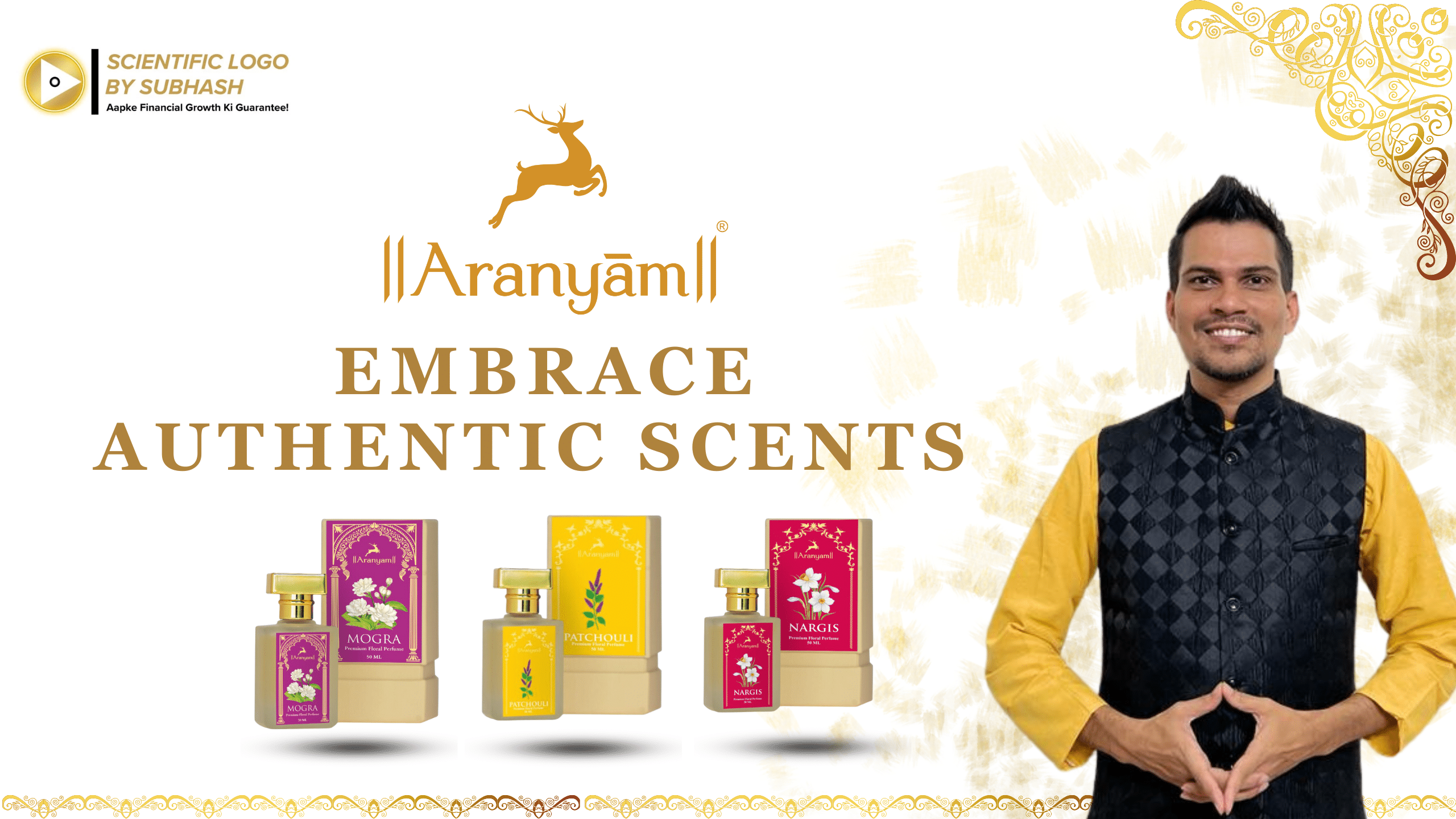 Aranyam Perfumes Scientific Logo by Subhash