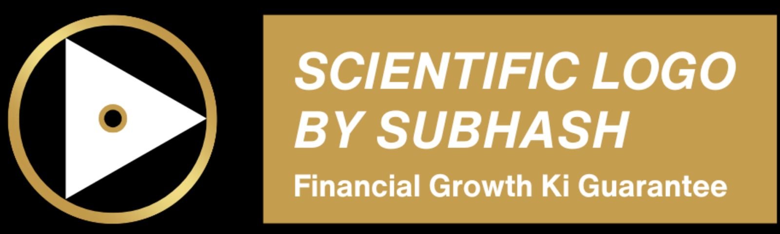 Scientific Logo By Subhash